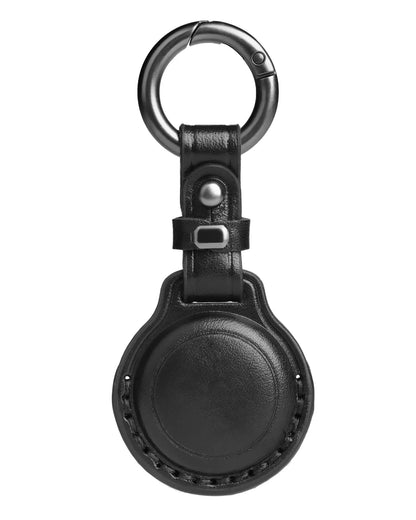Leather AirTag Keychain Holder
