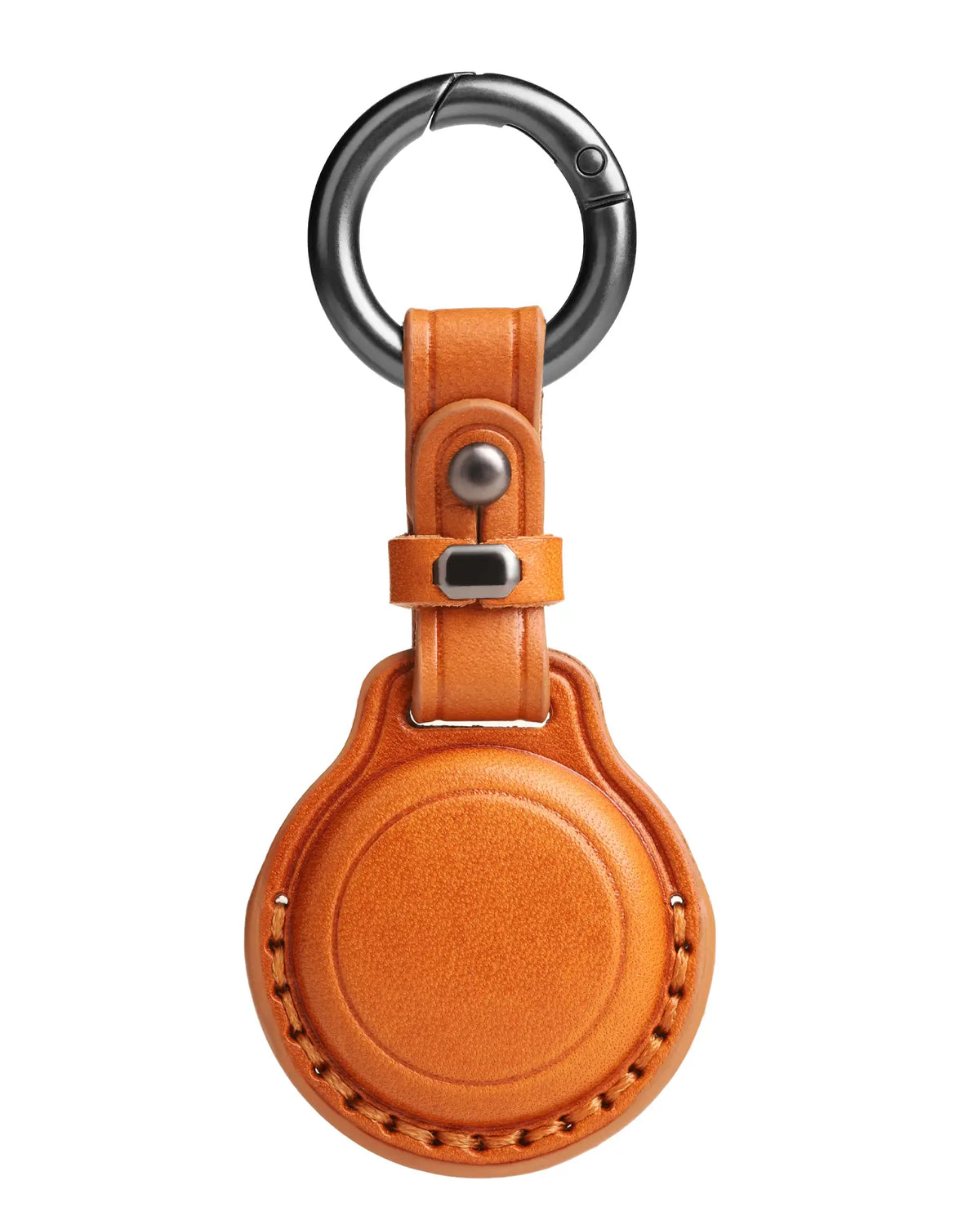 Leather AirTag Keychain Holder