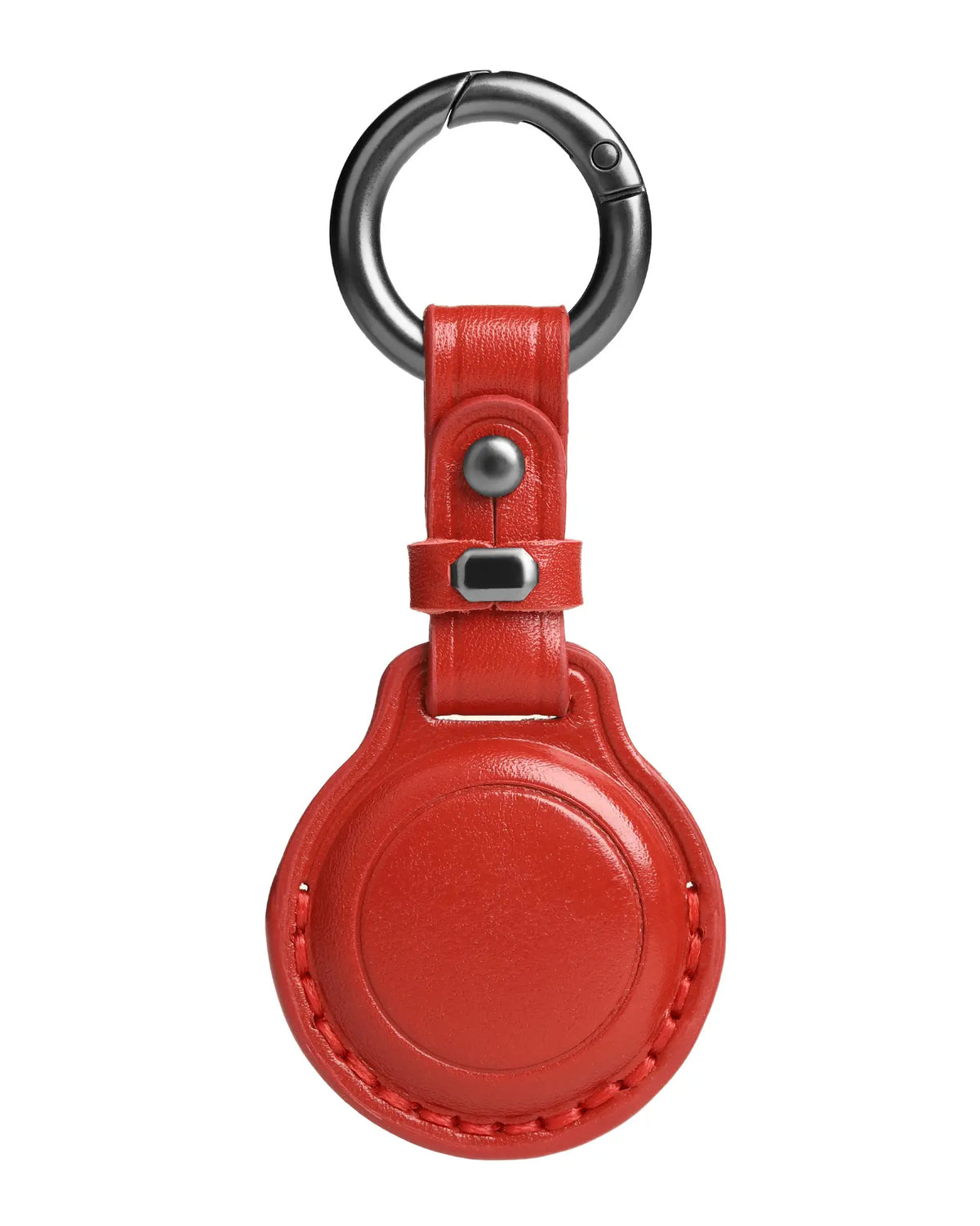 Leather AirTag Keychain Holder